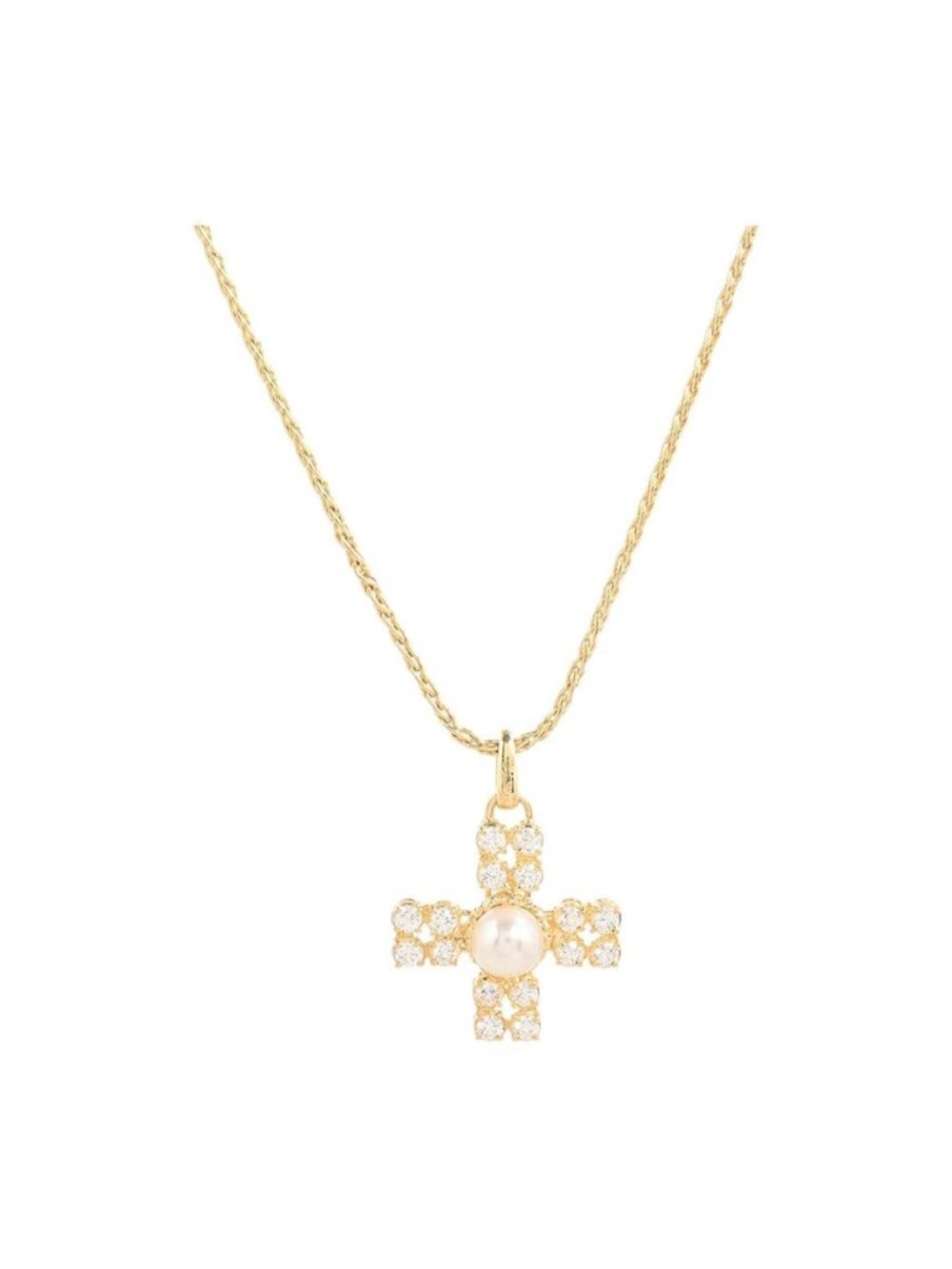Dior Necklace Pearl Gold